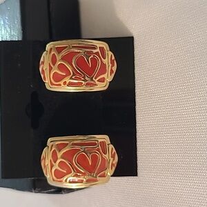 Vintage Enameled Earrings